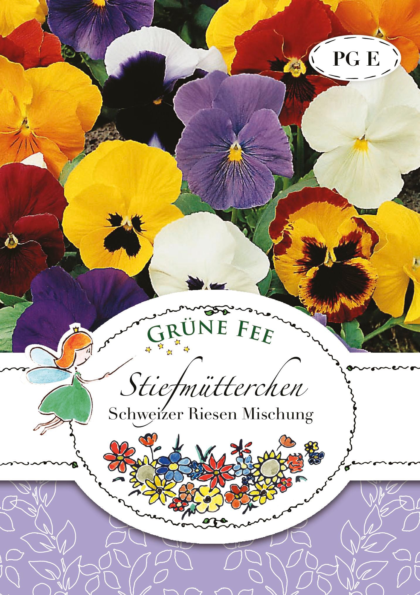 Stiefmütterchen Schweizer Riesen Mischung