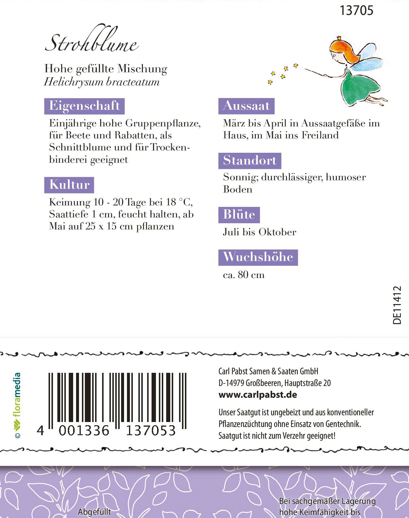 Strohblume Hohe gefüllte Mischung