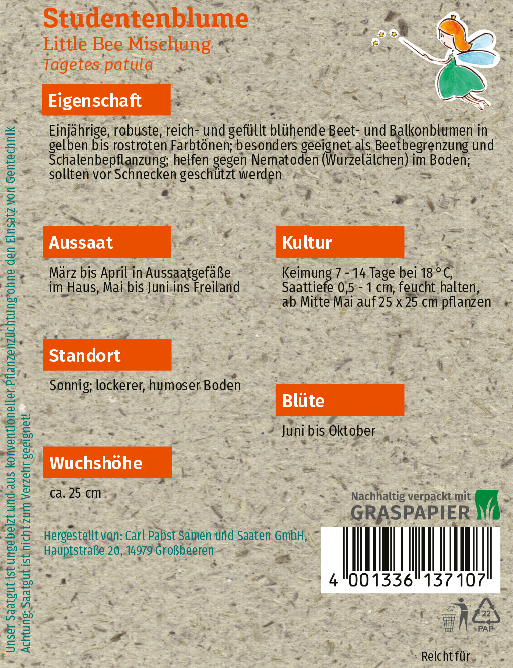 Studentenblume Little Bee Mischung