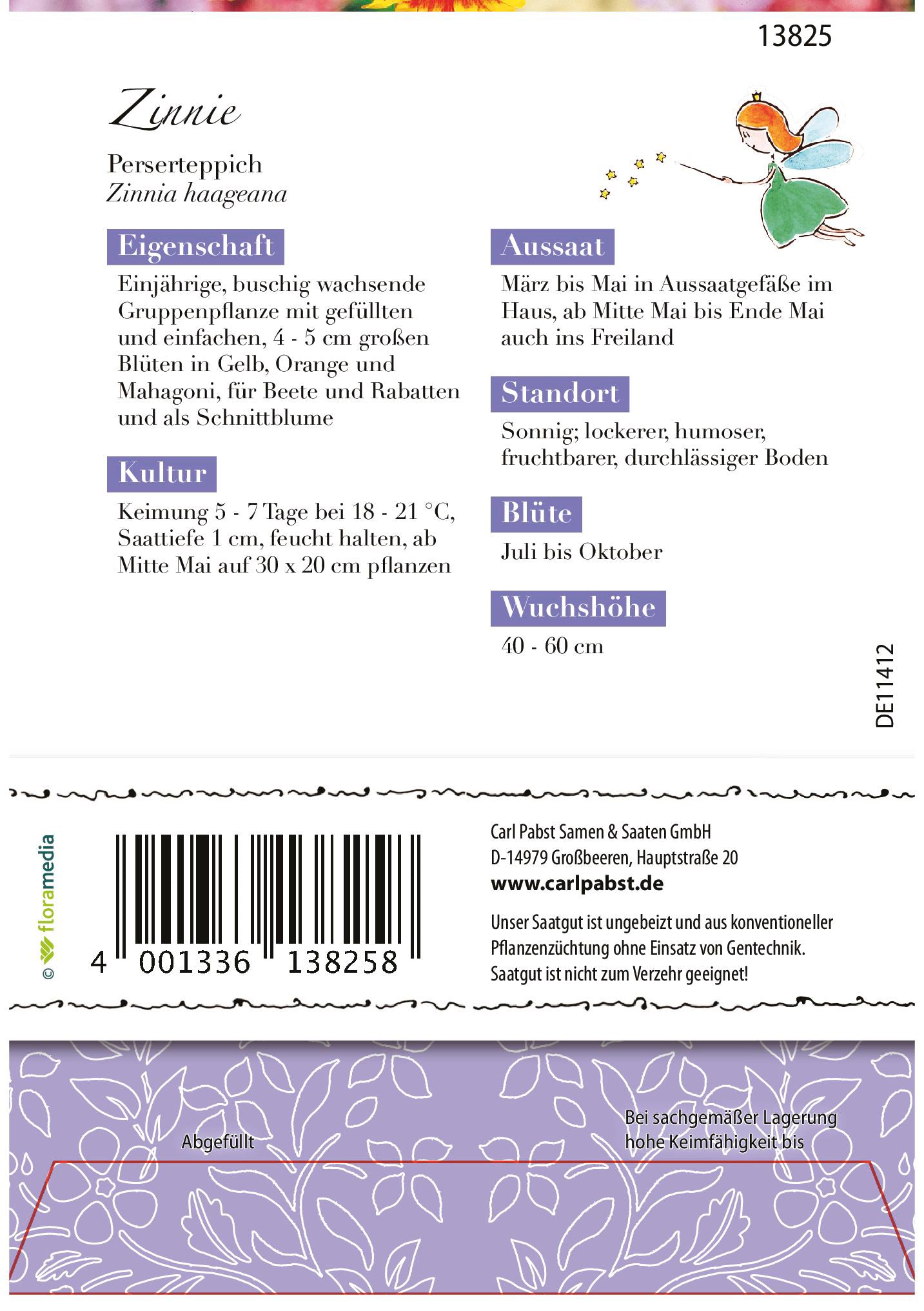 Zinnie Perserteppich