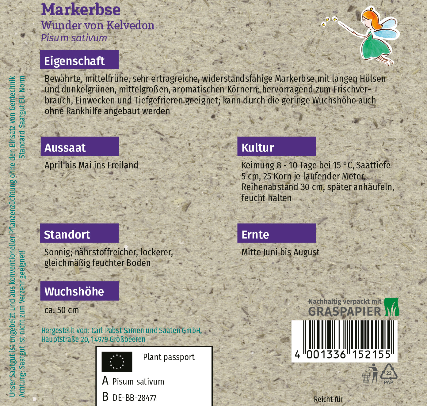 Markerbse Wunder von Kelvedon