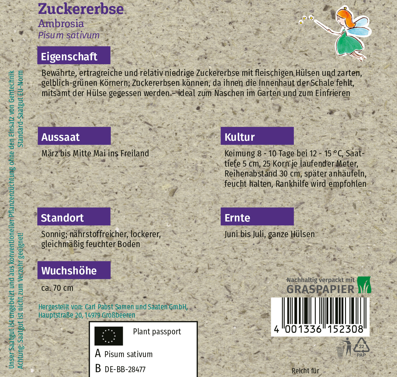 Zuckererbse Ambrosia