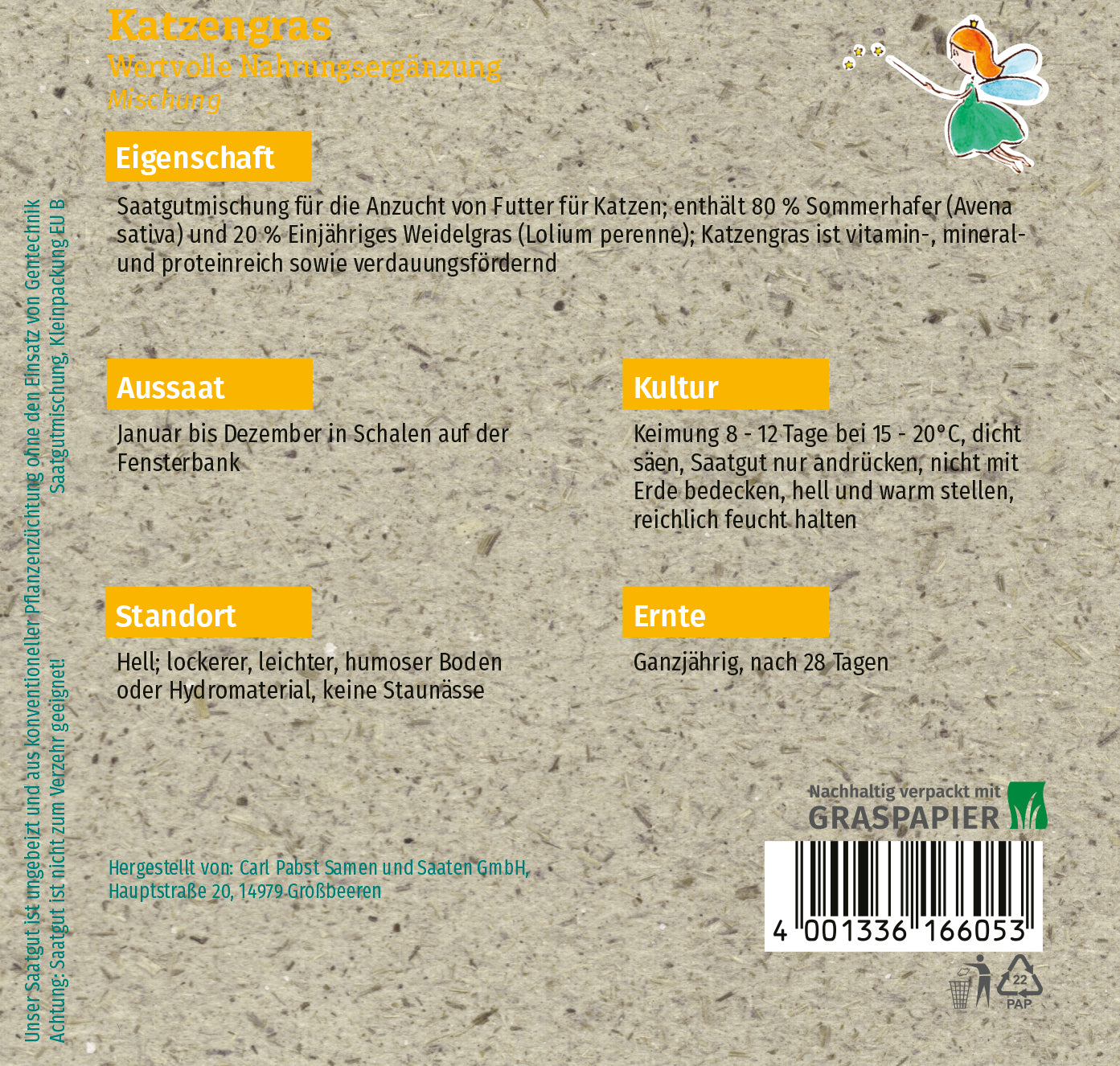 Katzengras Wertvolle Nahrungsergänzung