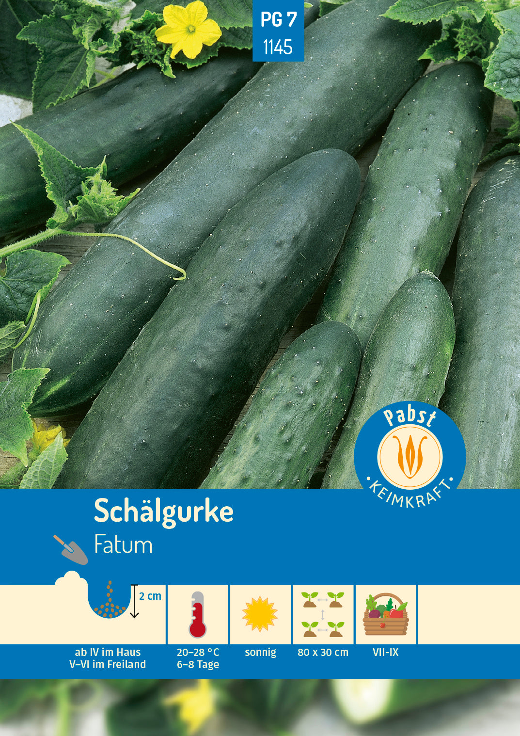 Schälgurke grün & lang Fatum