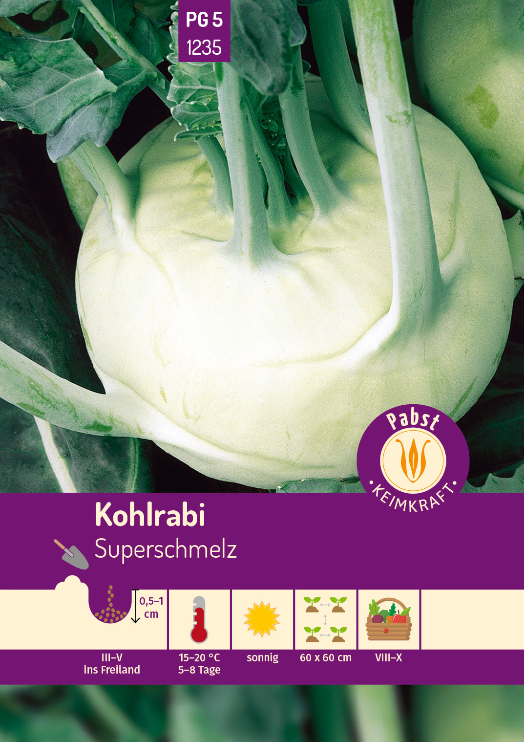 Kohlrabi spät & großknollig Superschmelz
