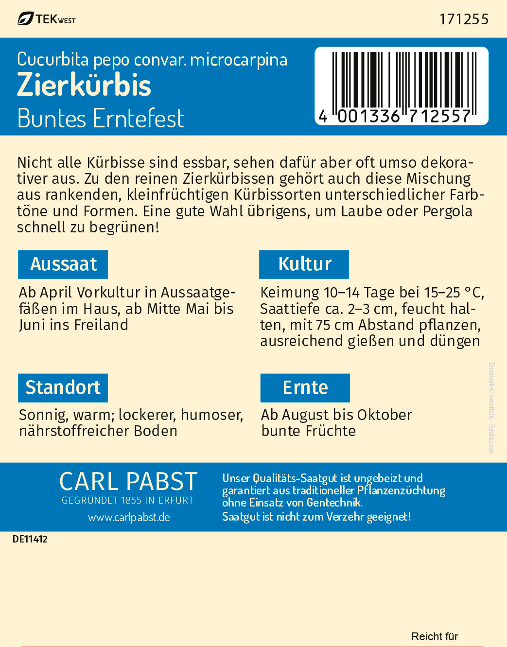 Zierkürbis Buntes Erntefest