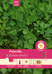 Petersilie glattblättrig & vielseitig Einfache Schnitt 3