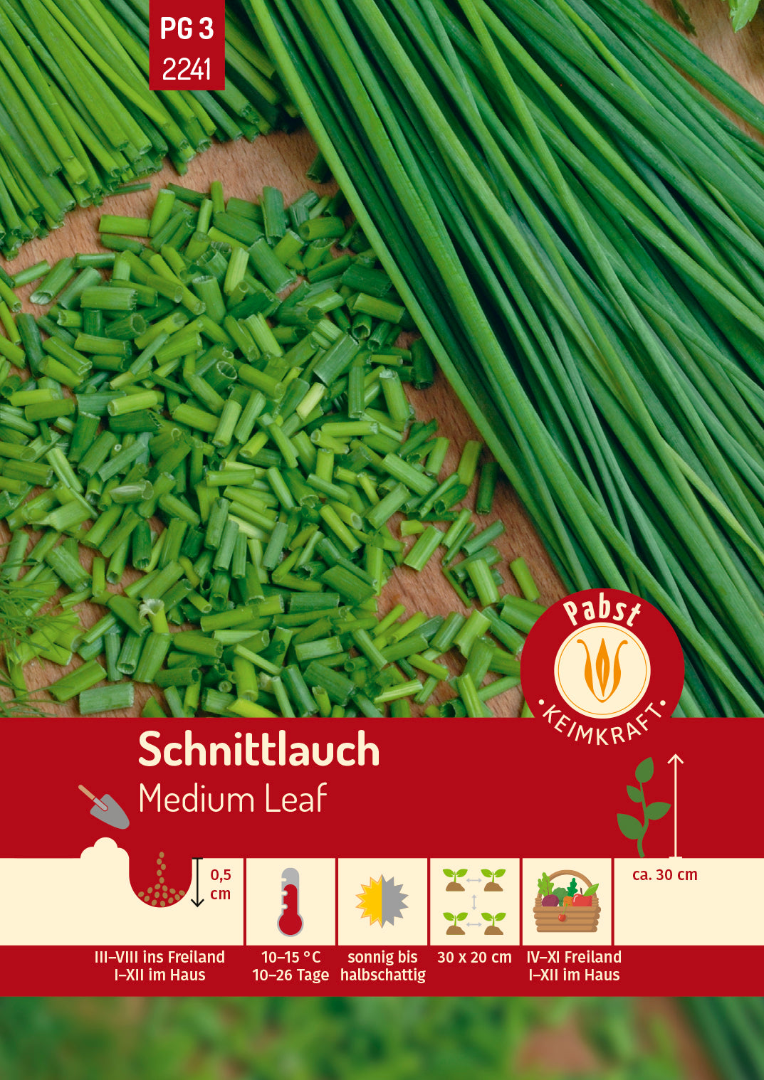 Schnittlauch mehrjährig & mittelröhrig Medium Leaf