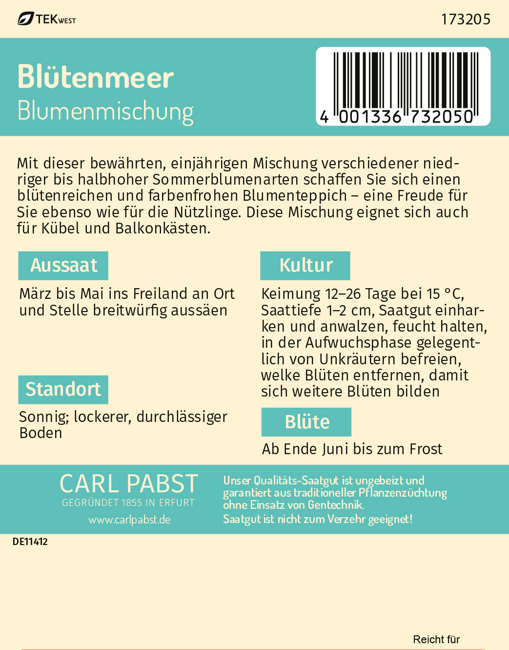 Blütenmeer Blumenmischung