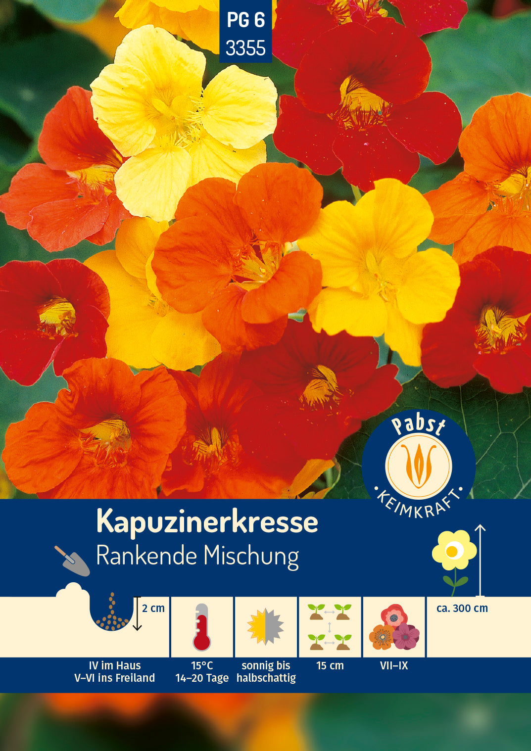 Kapuzinerkresse Rankende Mischung