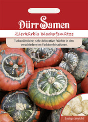 Zierkürbis Bischofsmütze