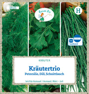 Kräutertrio Saatband 5 m Petersilie Dill Schnittlauch