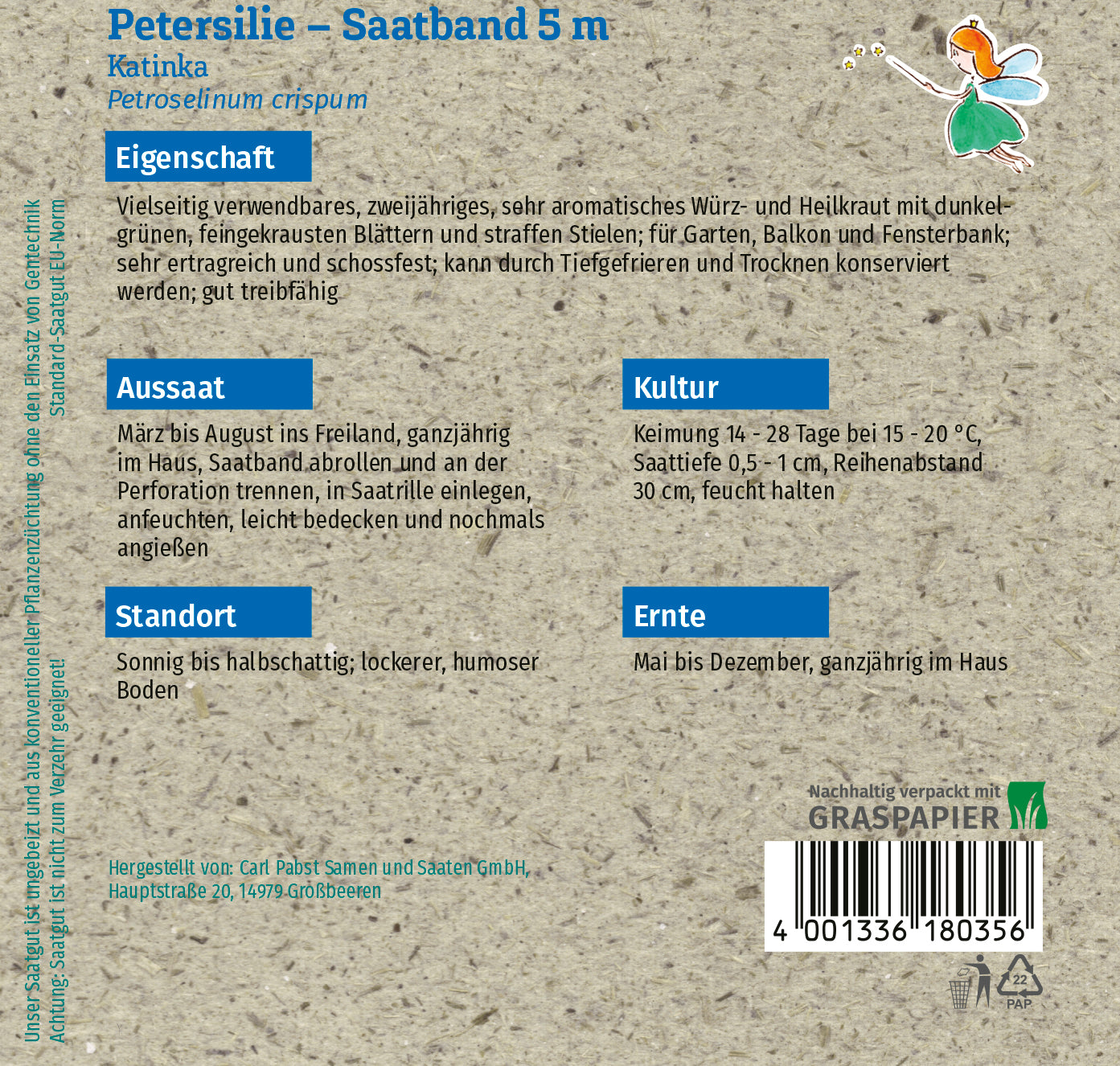 Petersilie Katinka Saatband 5 m