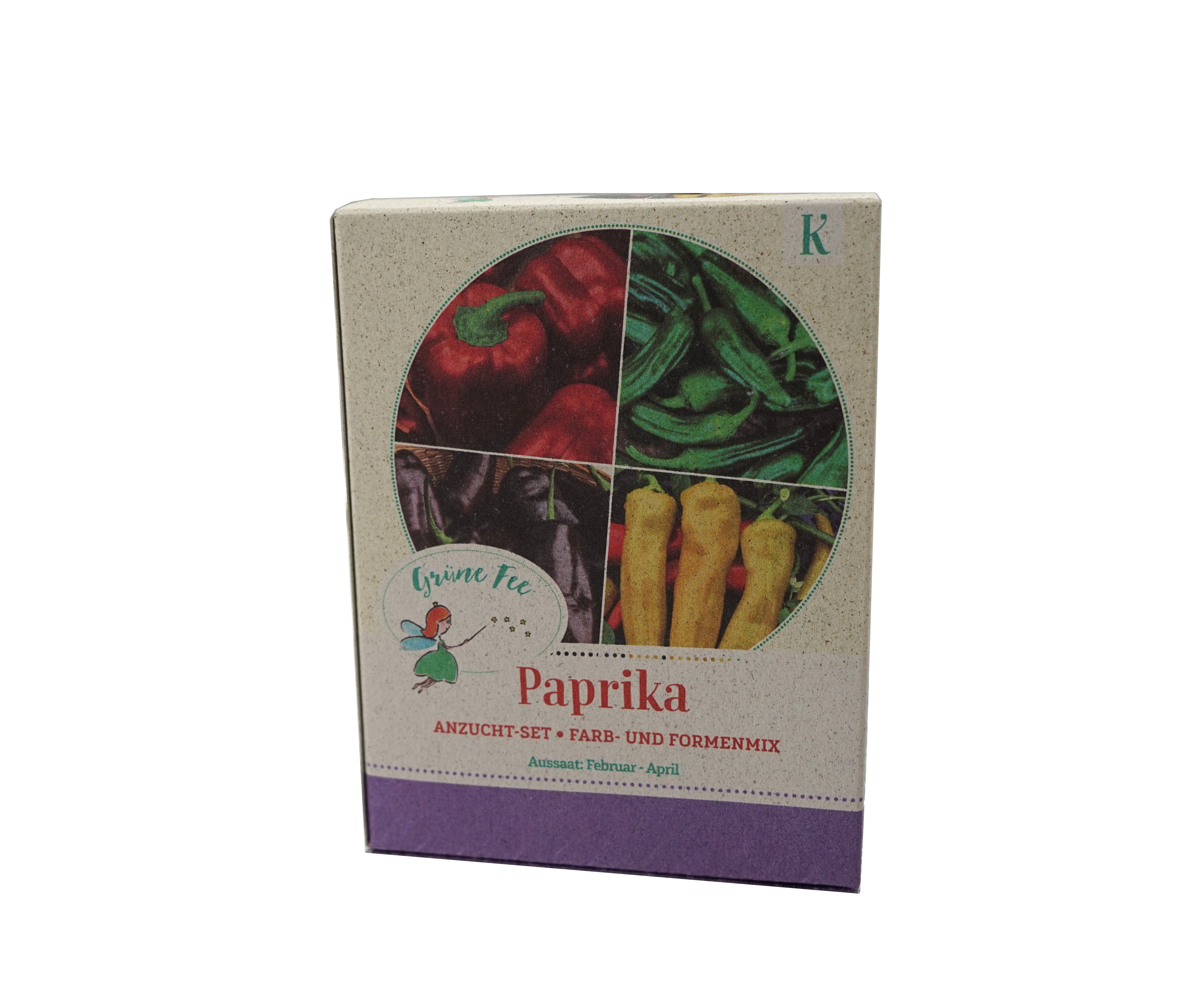 Paprika-Anzucht-Set  4 x Saatgut Anzuchtbecher Kokosquelltabletten und Holzsteckern zum Beschriften Yolo Wonder Padron Sweet Chocolate Sweet Banana