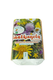 Wildblumen Saatkugeln 6 Saatkugeln ø ca. 23 cm Saatgut/Tonmineral-Gemisch