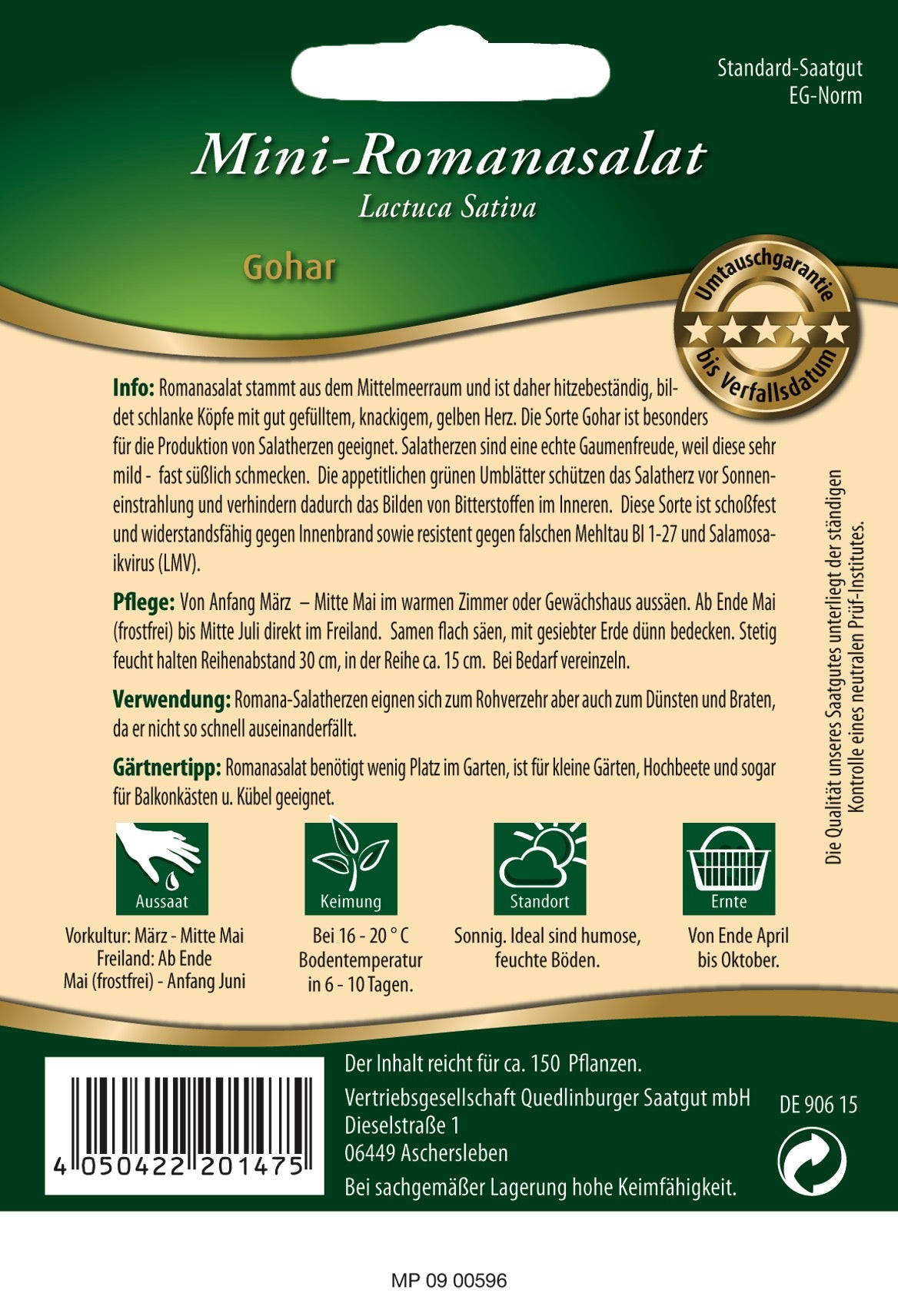 Salat Mini-Romana- Gohar