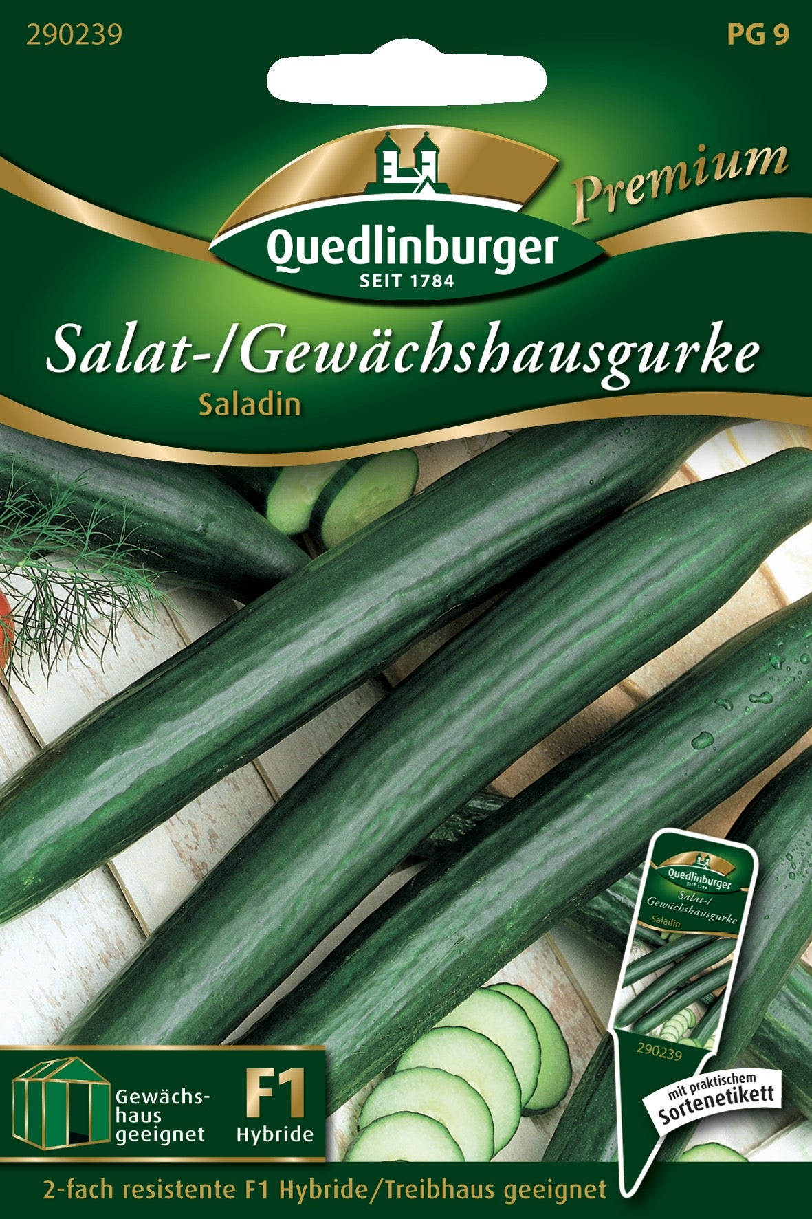 Gewächshausgurken Saladin