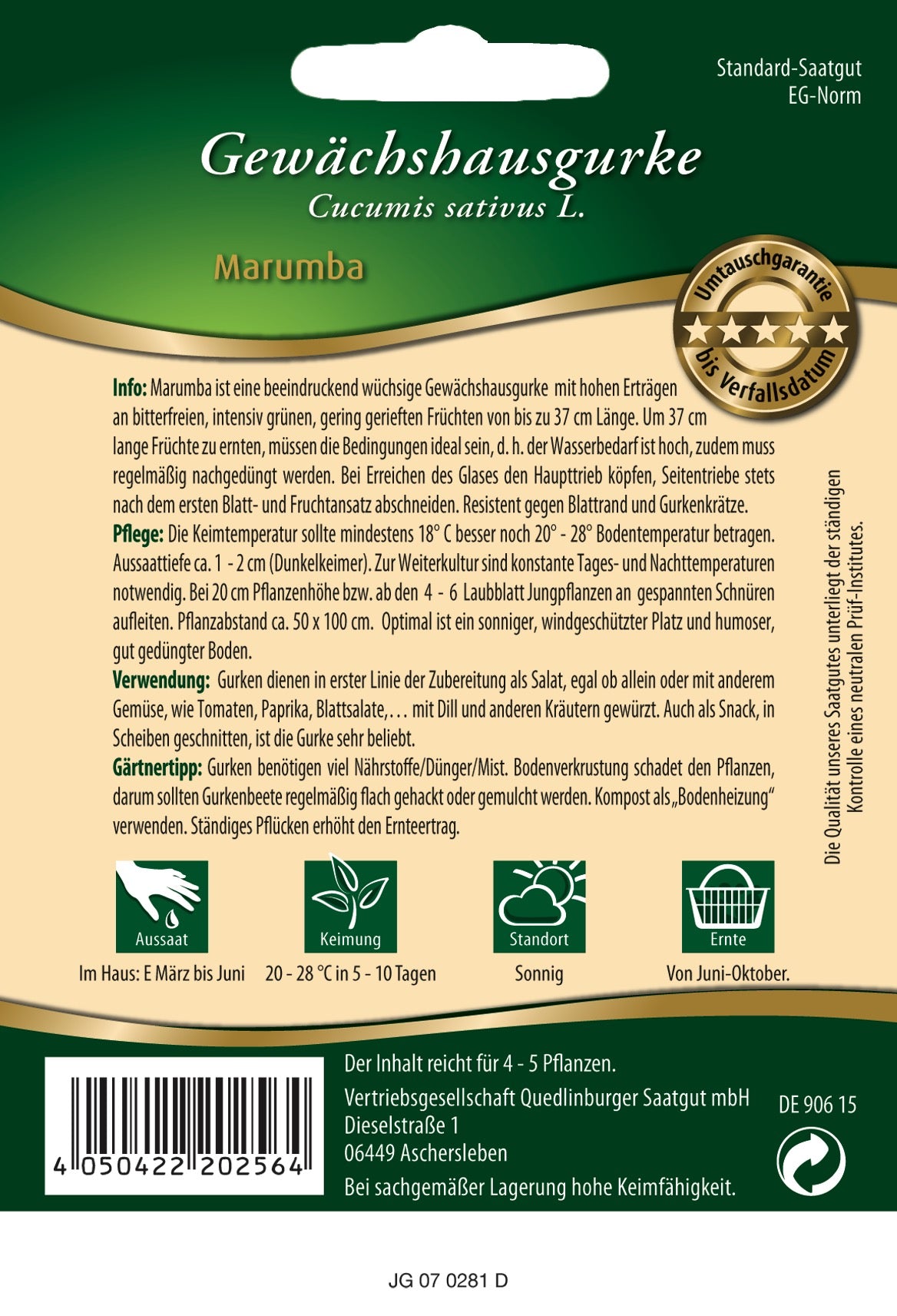 Gewächshausgurken Marumba