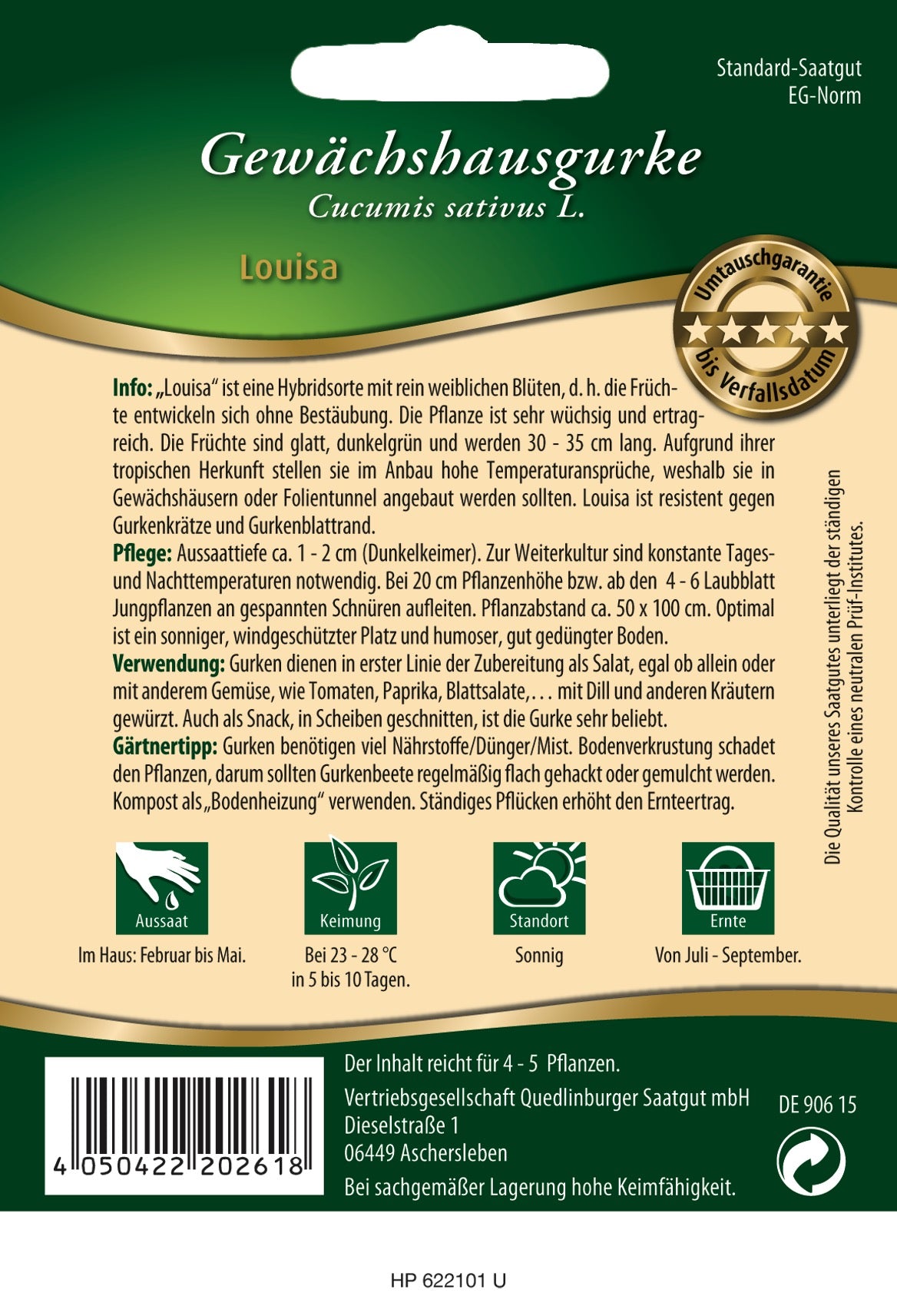 Gewächshausgurken Louisa