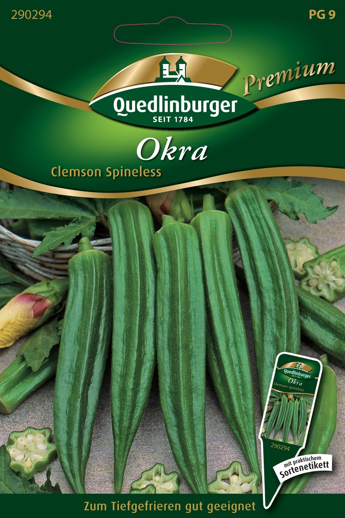 Okra Clemson Spineless