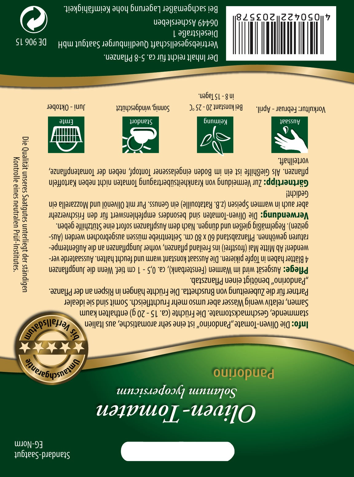 Tomaten Oliven Pandorino