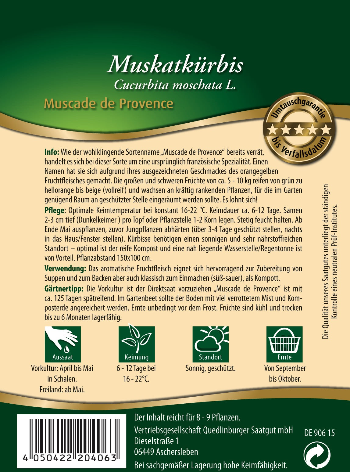 Muskat-Kürbis Muscade de Prov