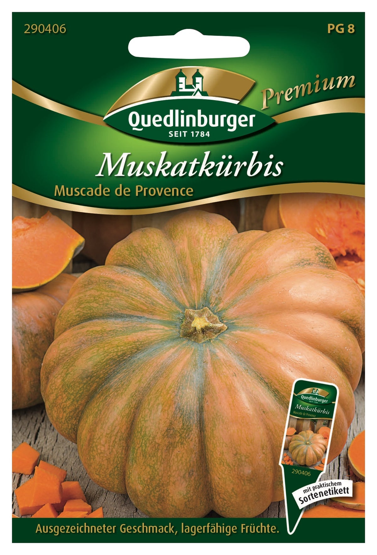 Samen Muskatbaum Gemüsesamen Muskat-Kürbis Muscade de Prov von Quedlinburger SAATGUT ...