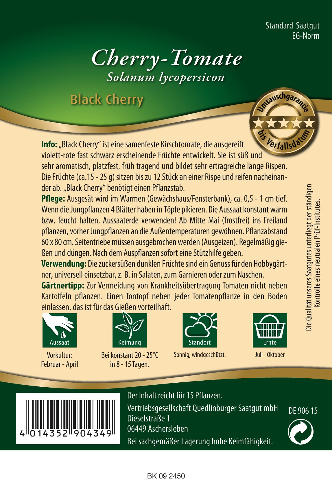 Cherry-Tomaten Black Cherry