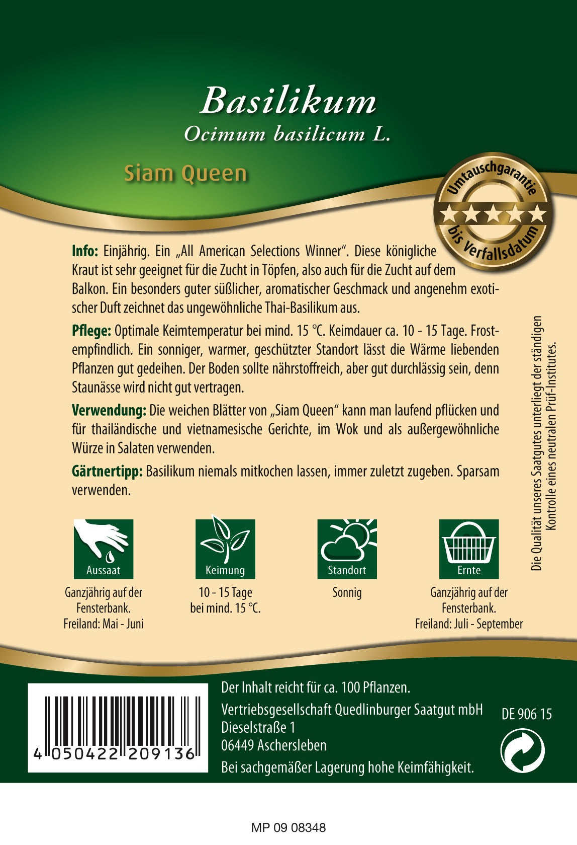 Thai-Basilikum Siam Queen