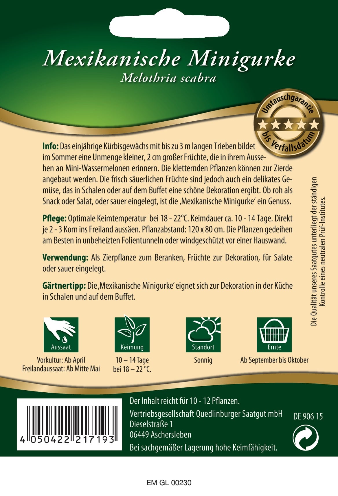 Mini-Gurken Mexikanische