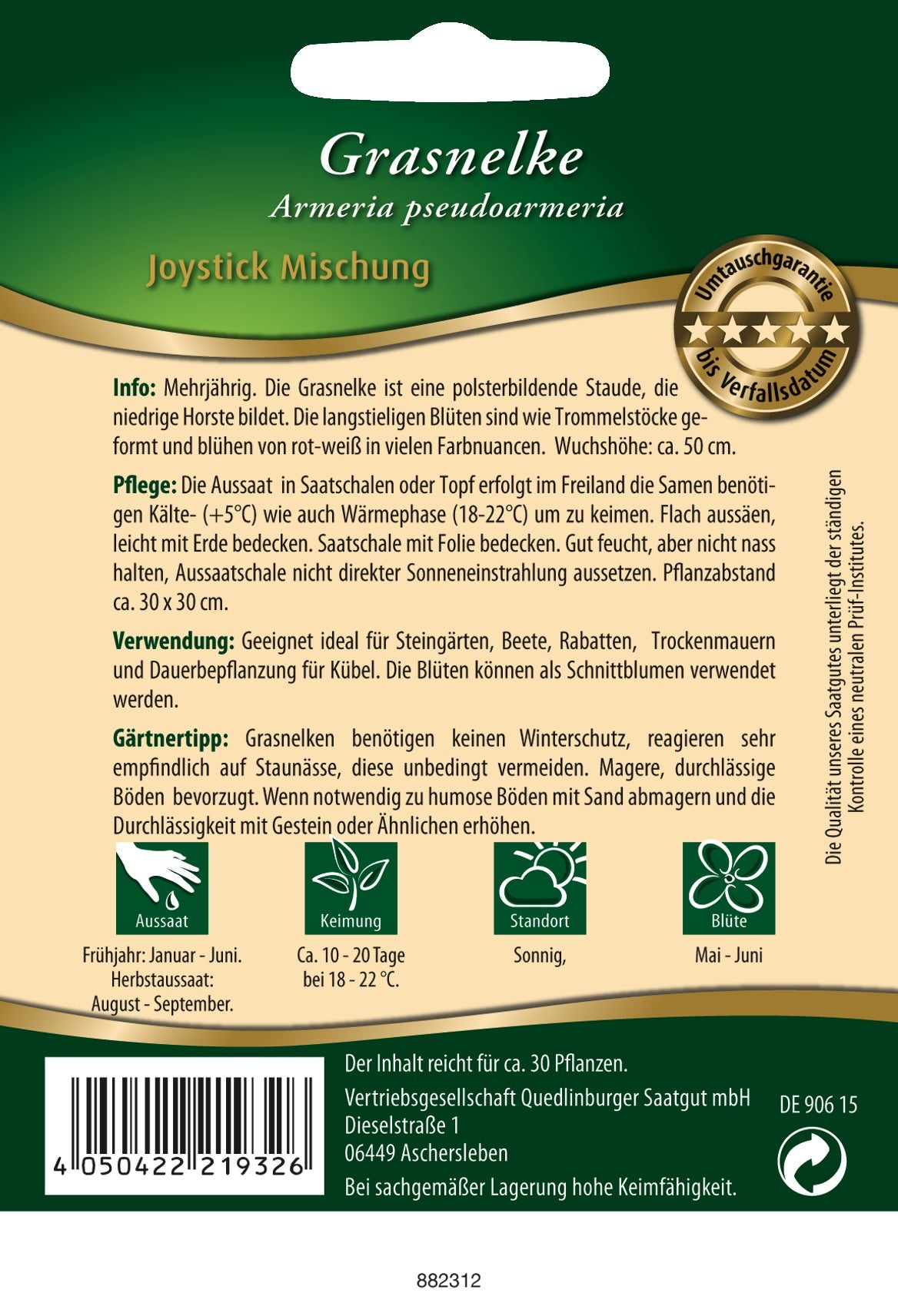 Gras-Nelken Joystick Mischung