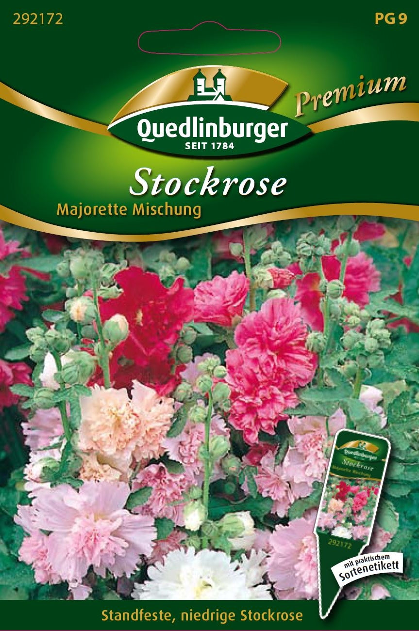 Stockrosen Majorette Mischung