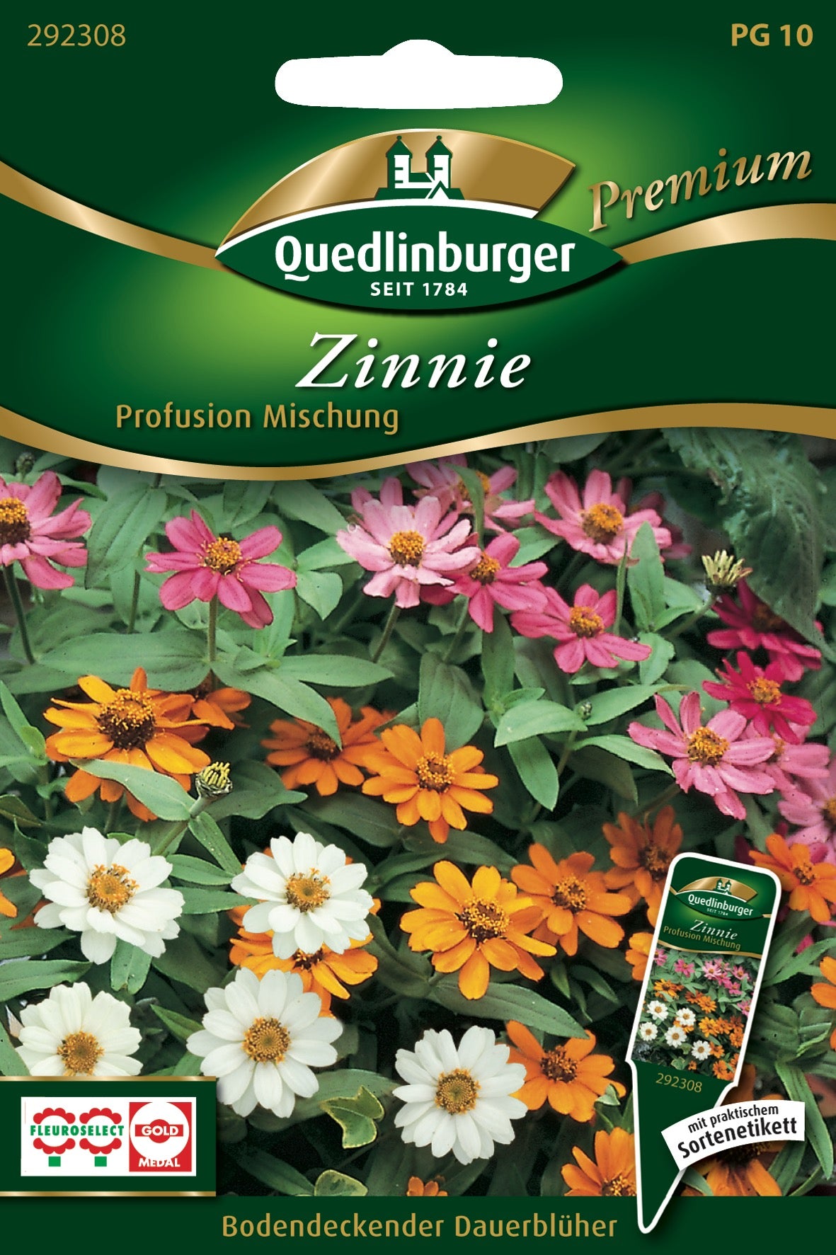Zinnien Profusion Mix