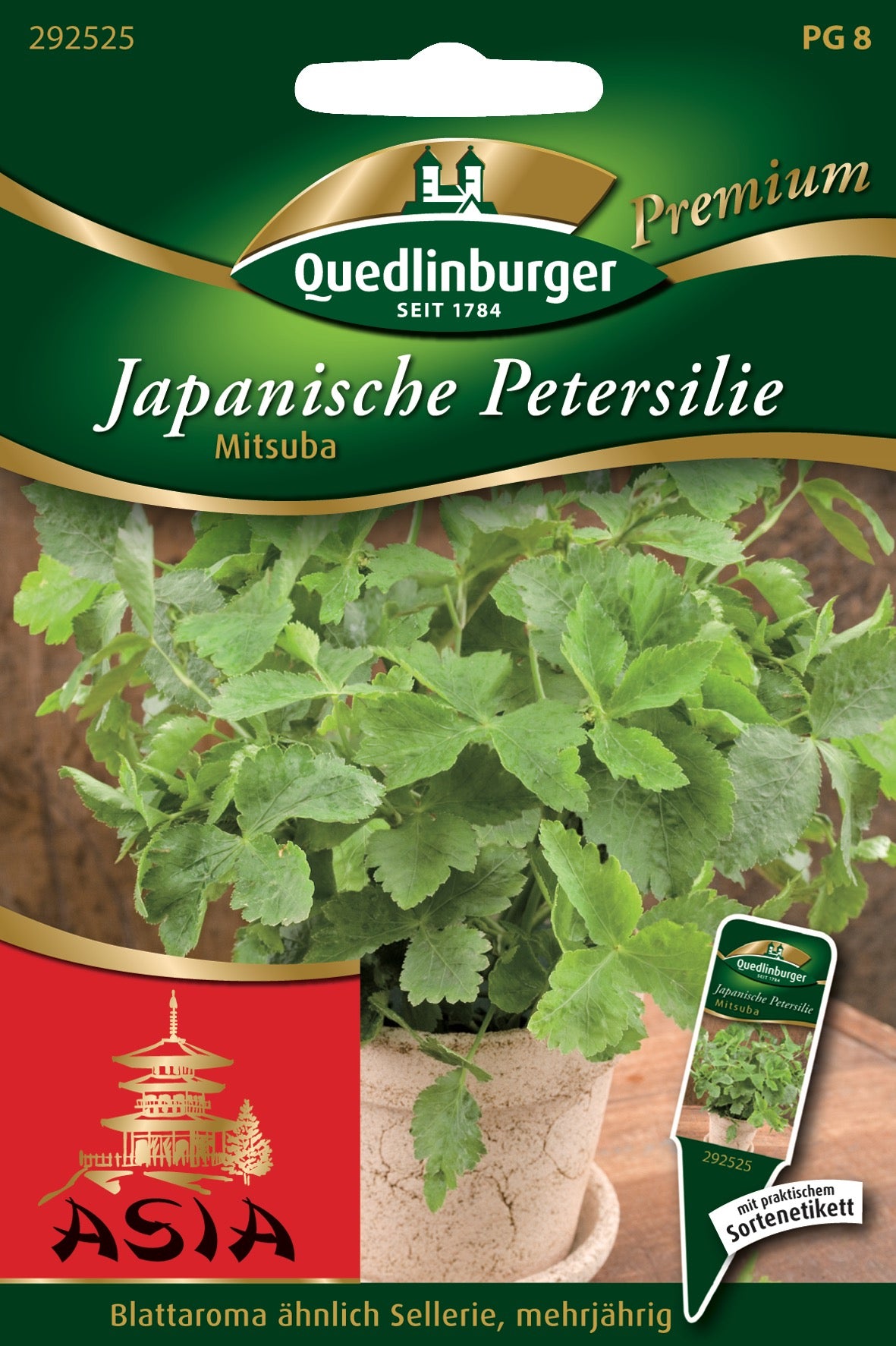 Japanische Petersilie Mitsuba
