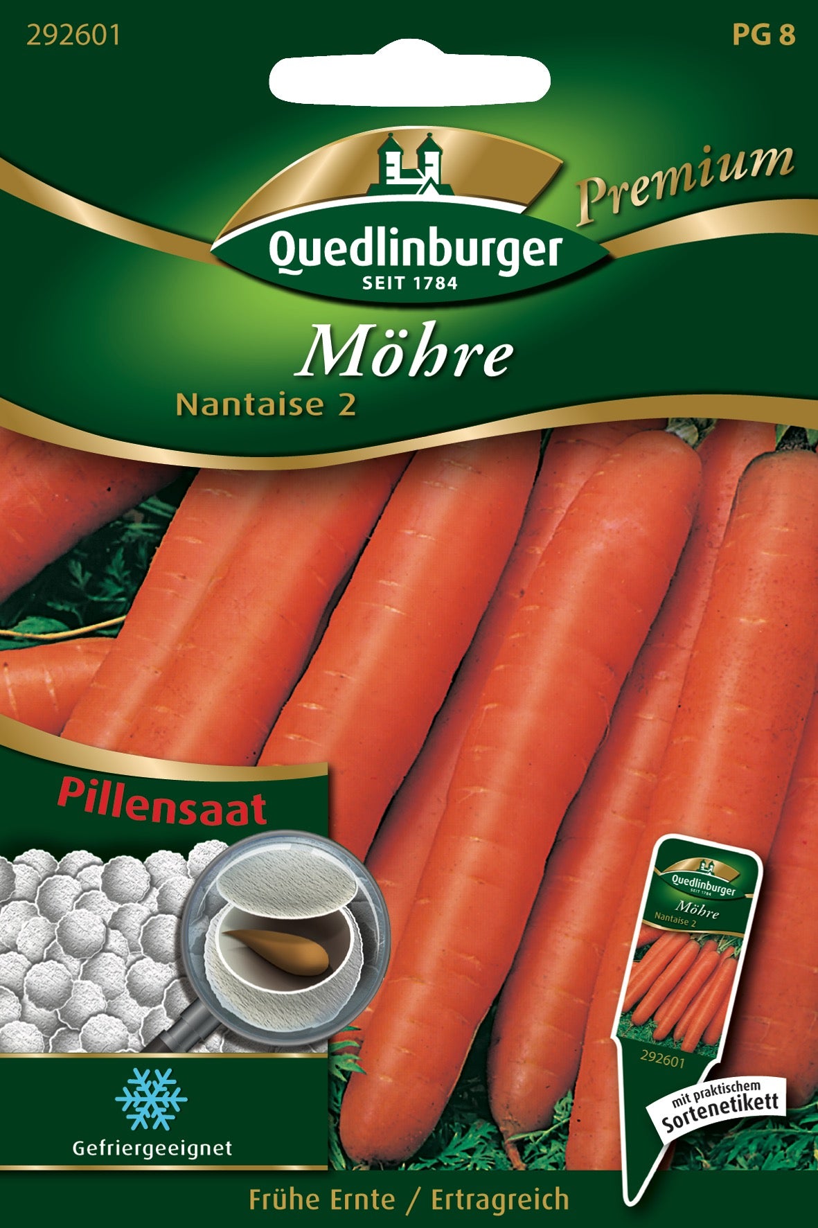 Möhren Nantaise 2 Pillensaat