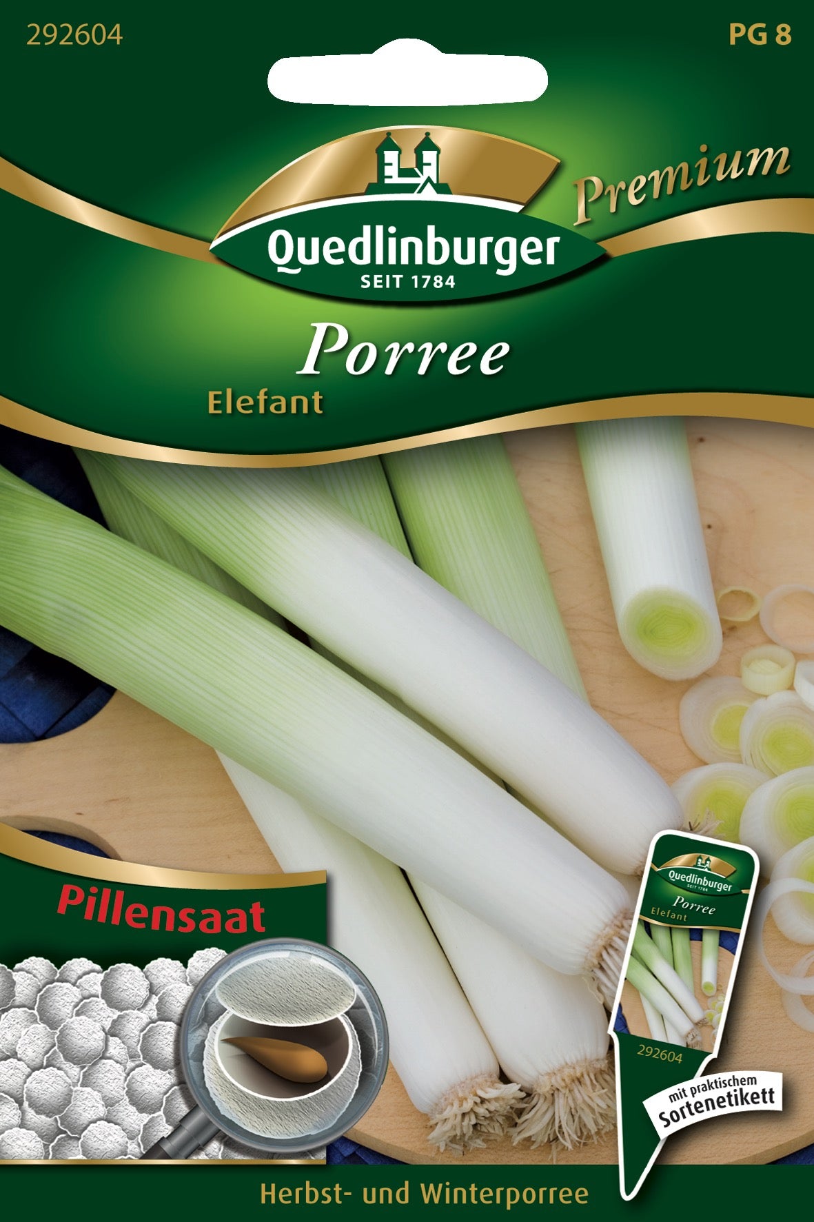 Porree Elefant Pillensaat