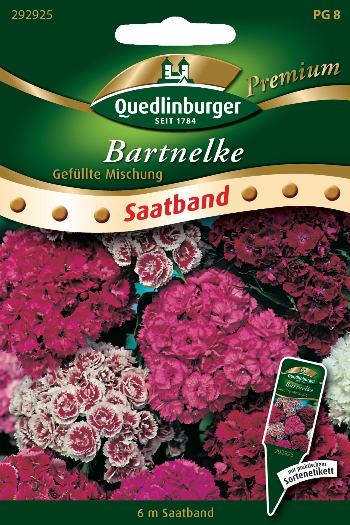 Bartnelken Gefüllte Mischung Saatband