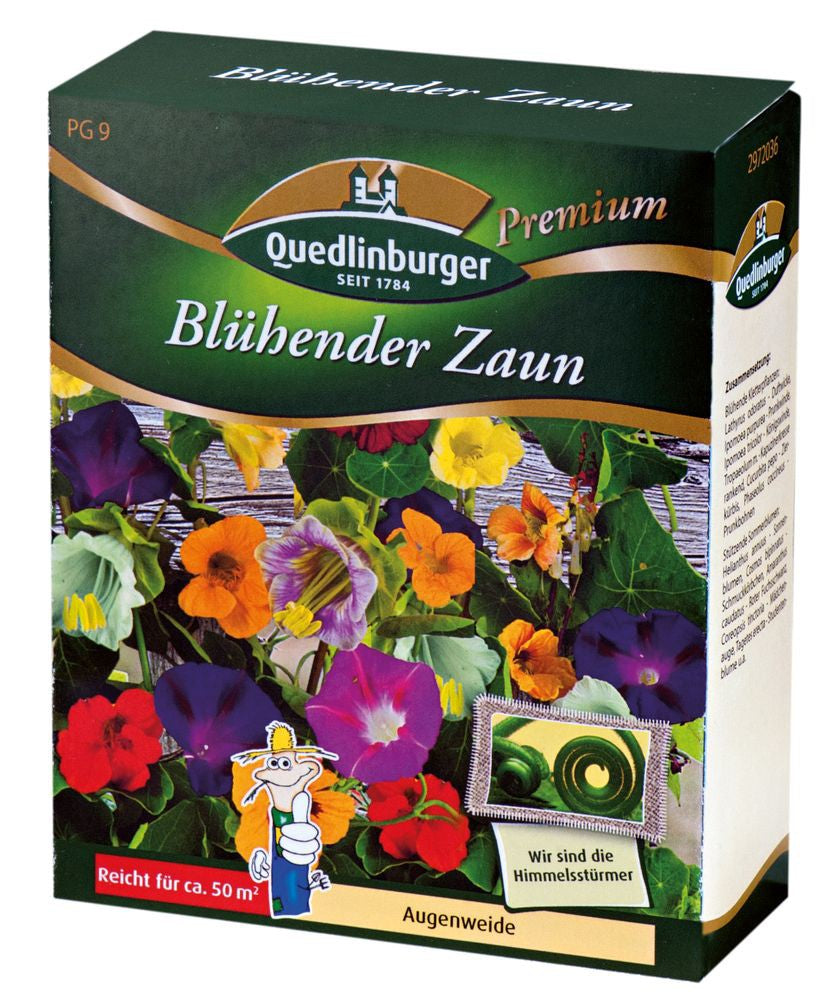 Blühender Zaun