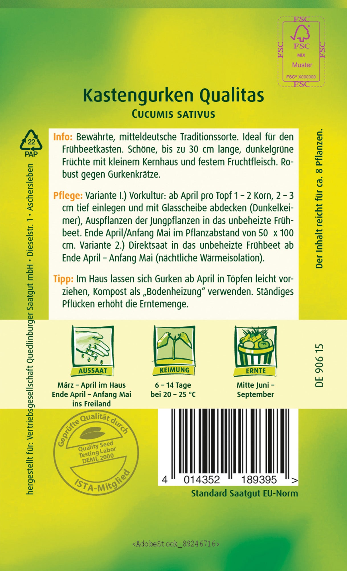 Kasten-Gurken Qualitas