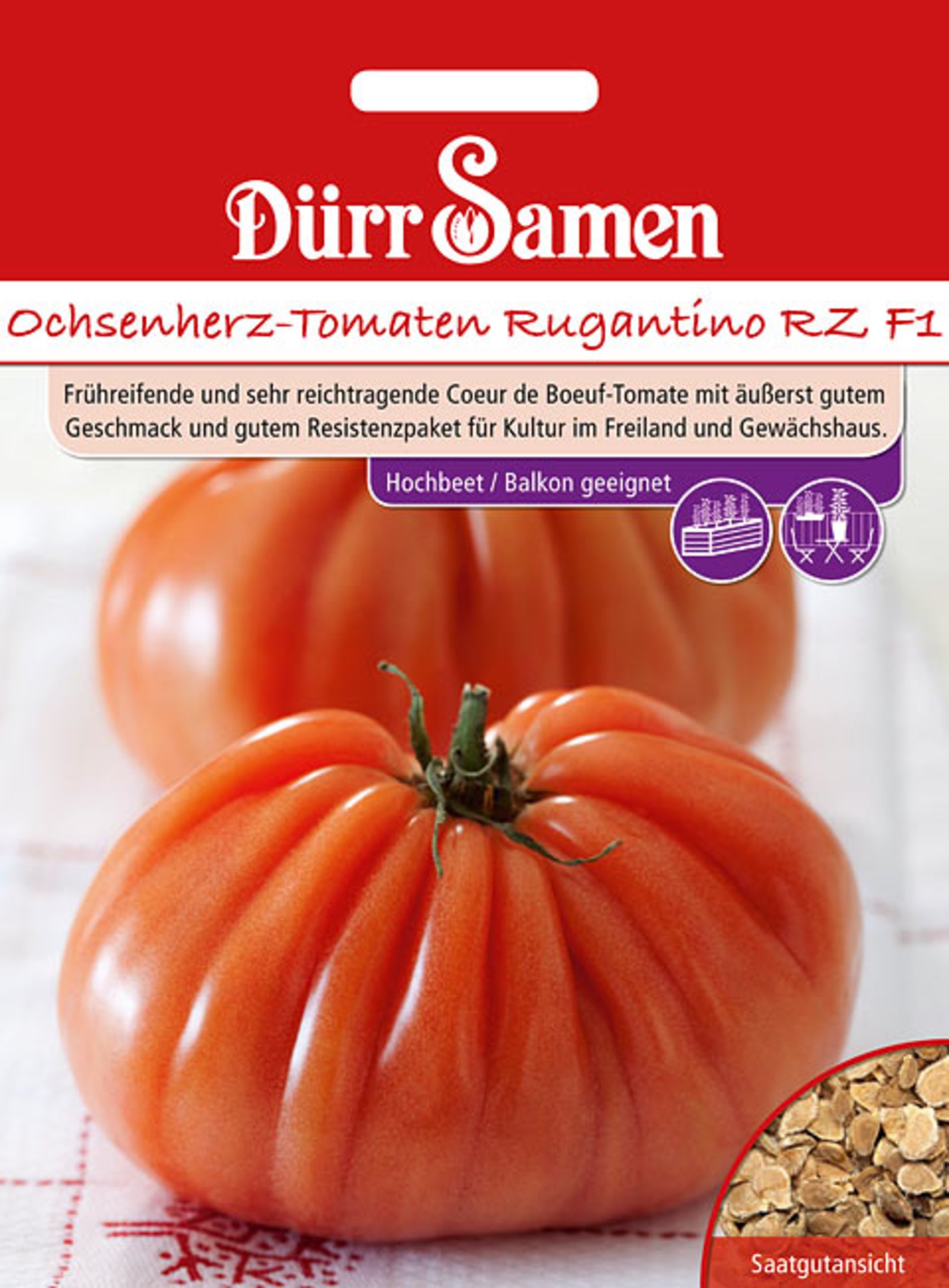 Ochsenherz-Tomaten Rugantino RZ F1