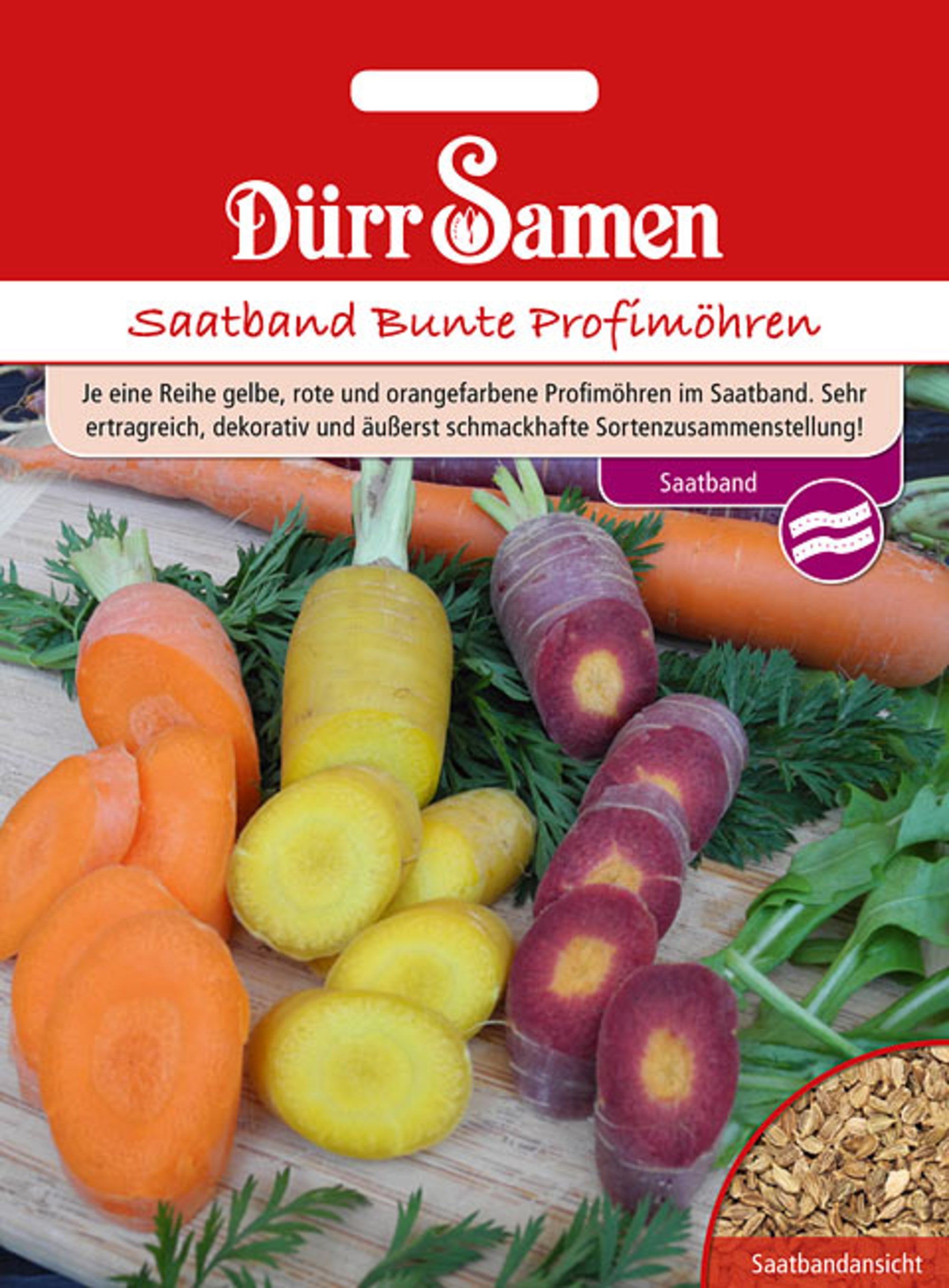 Saatband Bunte Profimöhren F1