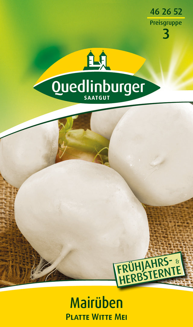 Mairübe Platte witte Mei