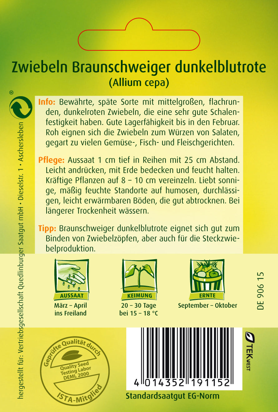 Zwiebeln Braunschweiger dunkel