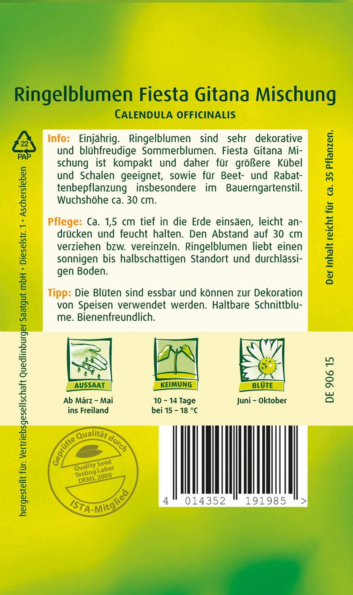 Ringelblumen Fiesta Gitana