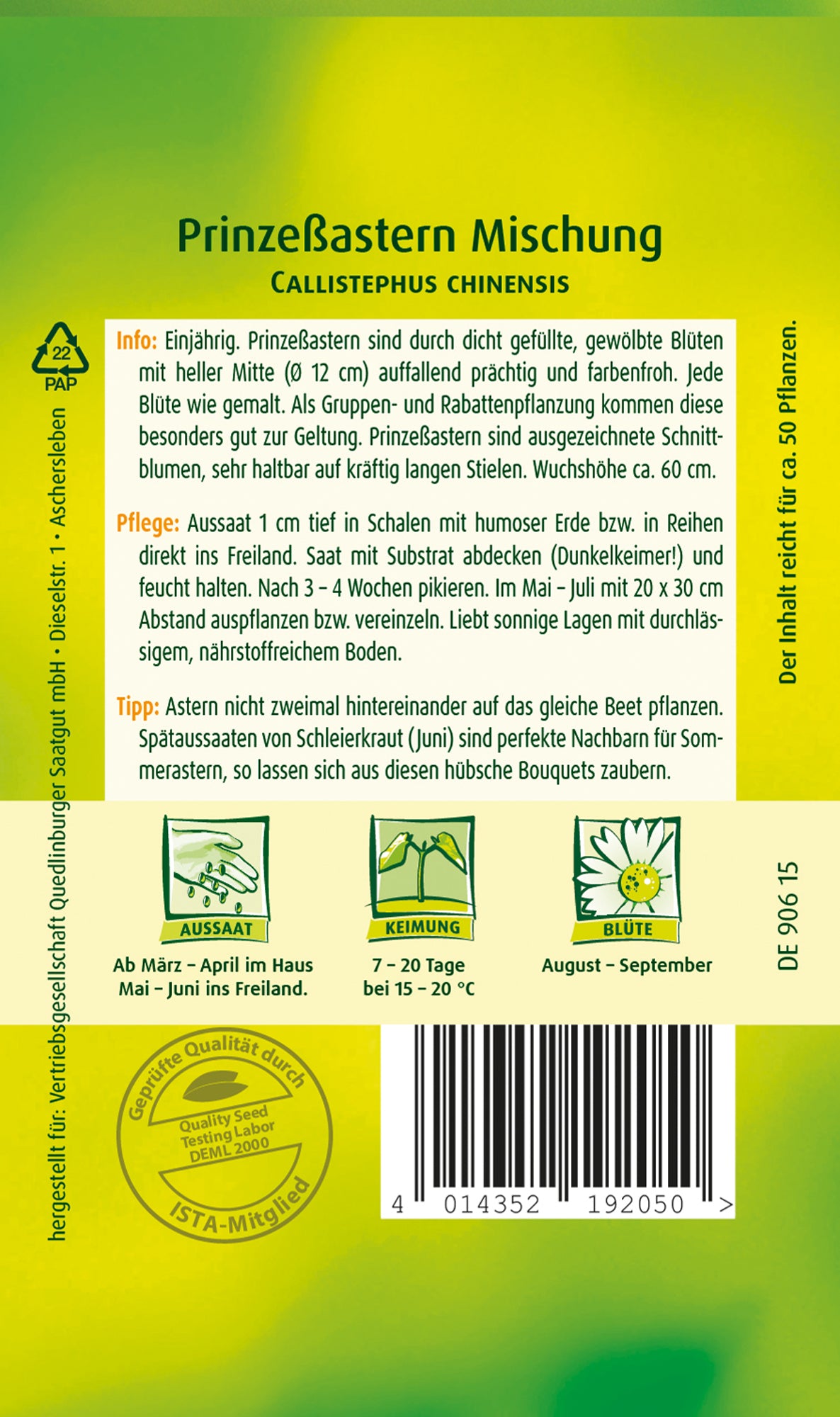 Prinzeß-Astern Mischung