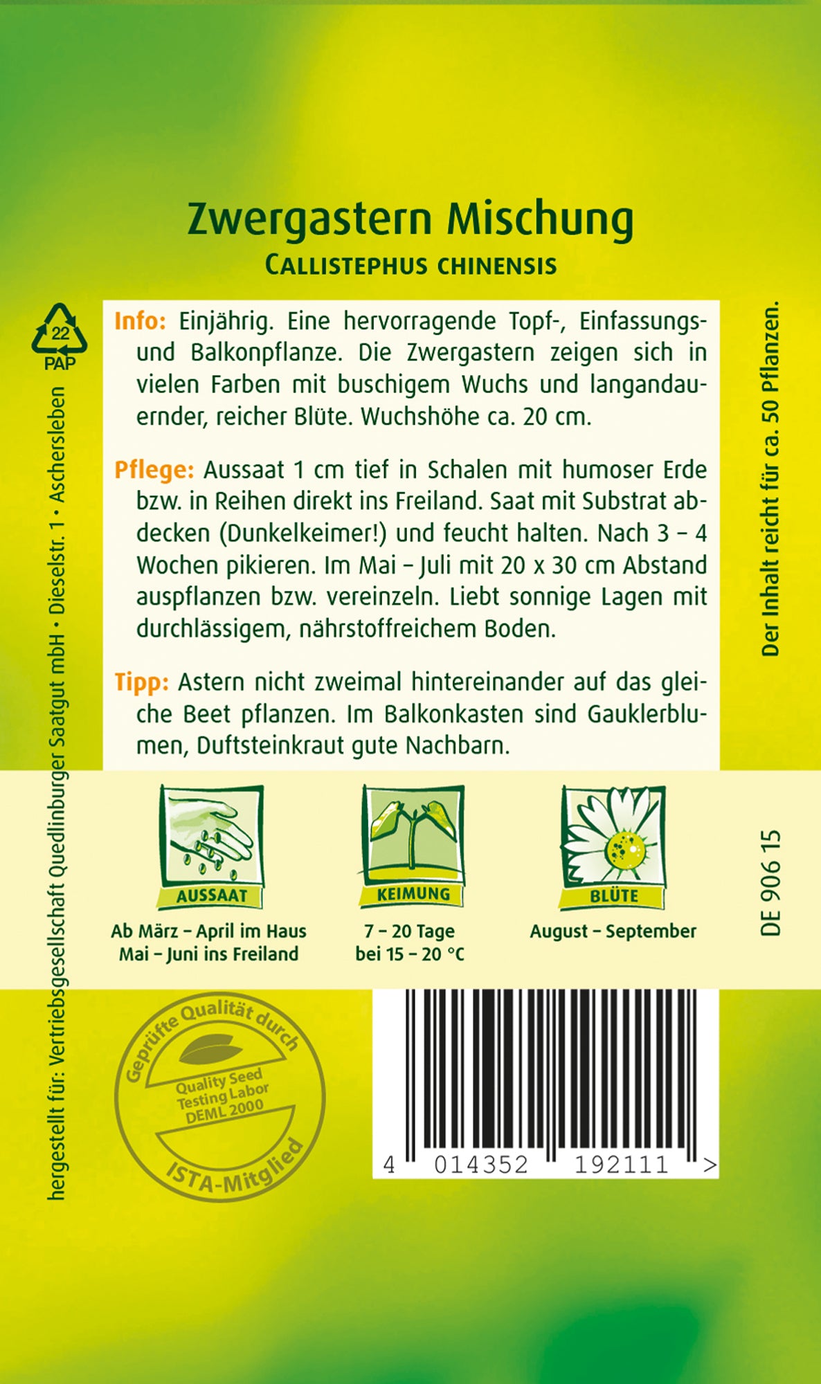 Zwerg-Astern Mischung