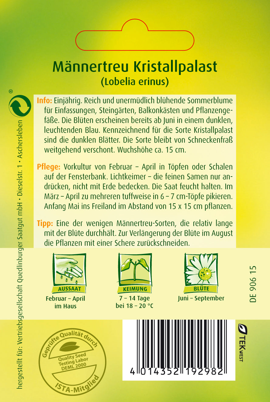 Männertreu Kristallpalast