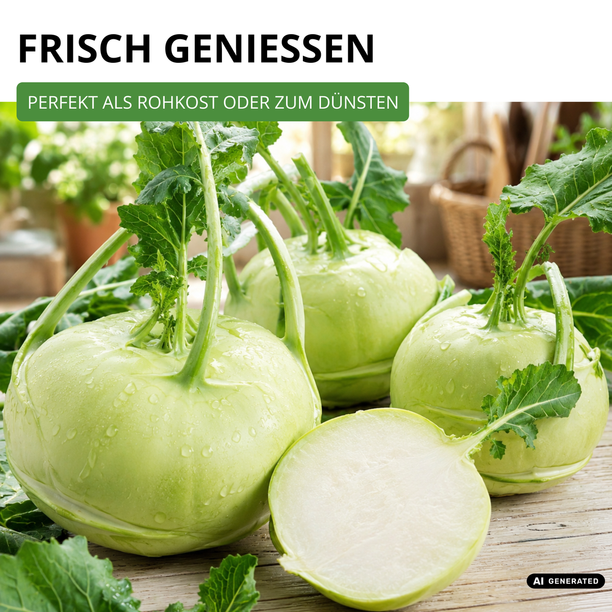 Kohlrabi Superschmelz Saatgut