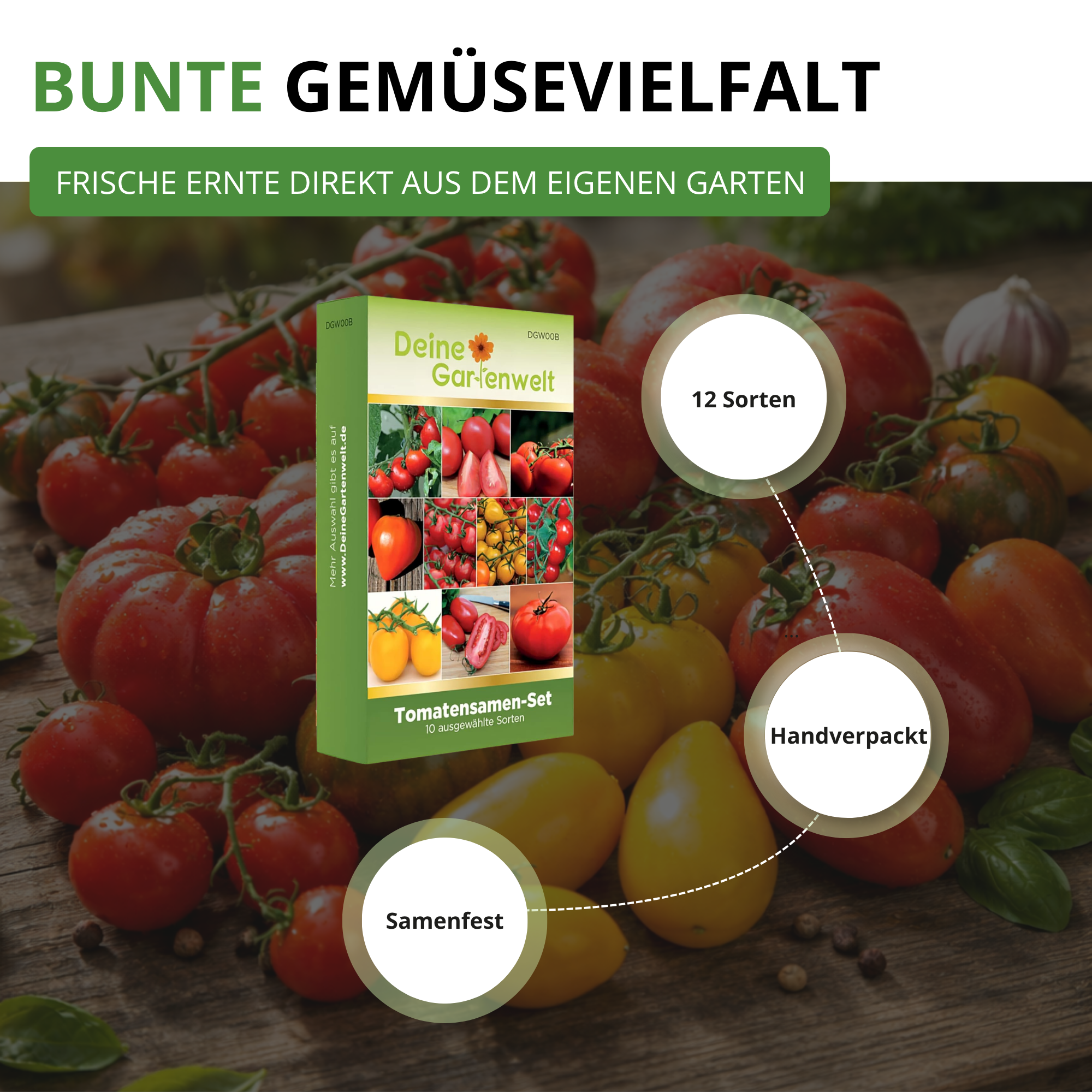 Tomatensamen-Set mit 10 Sorten
