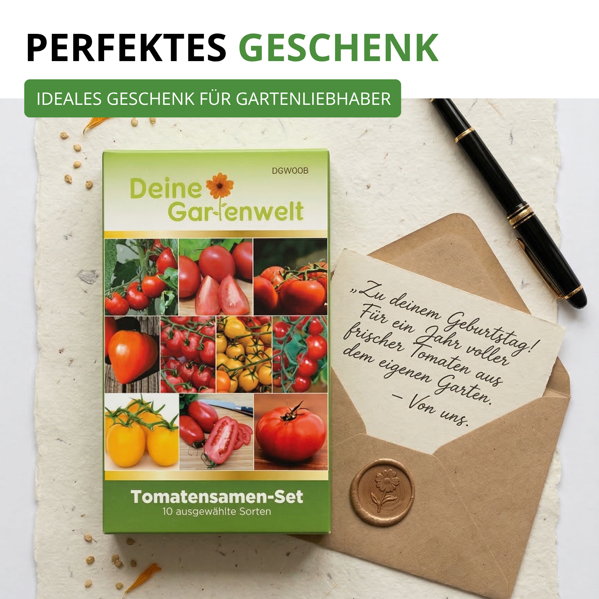 Tomatensamen-Set mit 10 Sorten